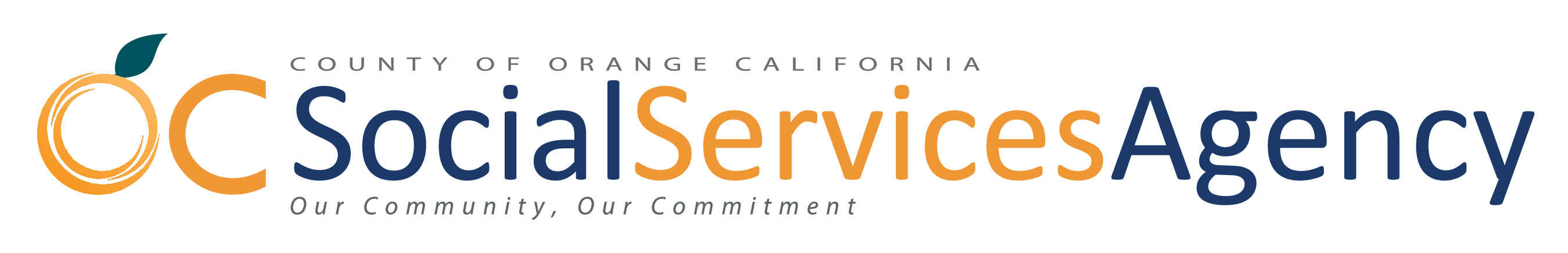 County of Orange Social Services Agency Logo -- Home