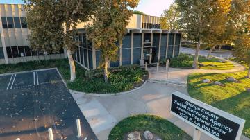 Overhead view of Anaheim Regional Center office