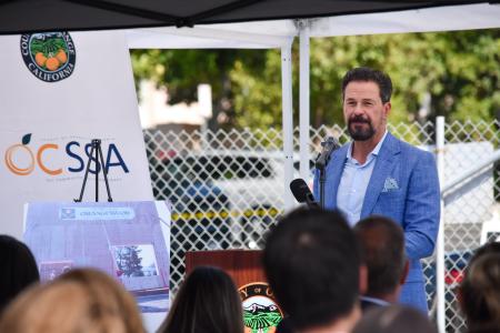 Bill Lyon Jr. at the Orangewood Children and Family Center 40th anniversary event